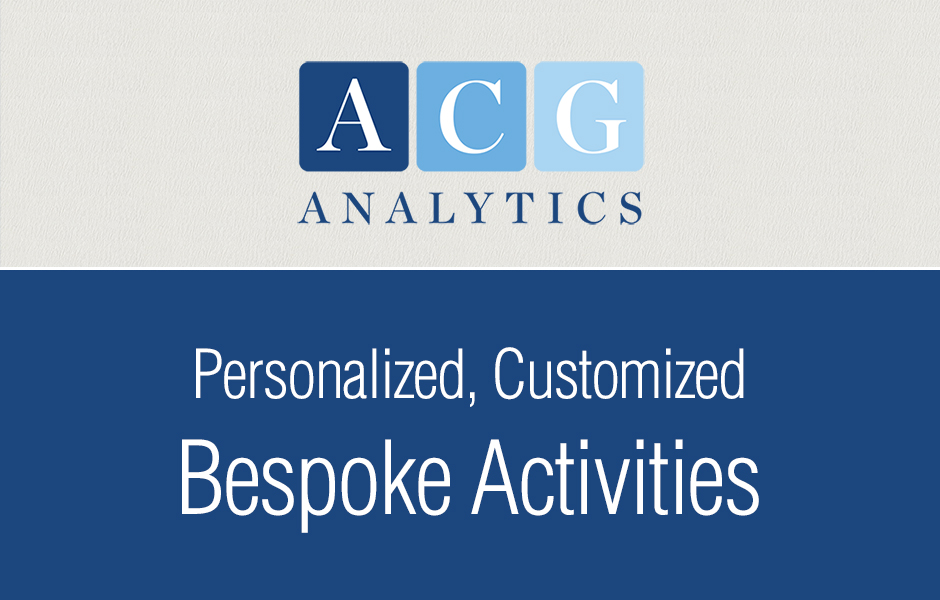 Personalized, Customized Bespoke Activities